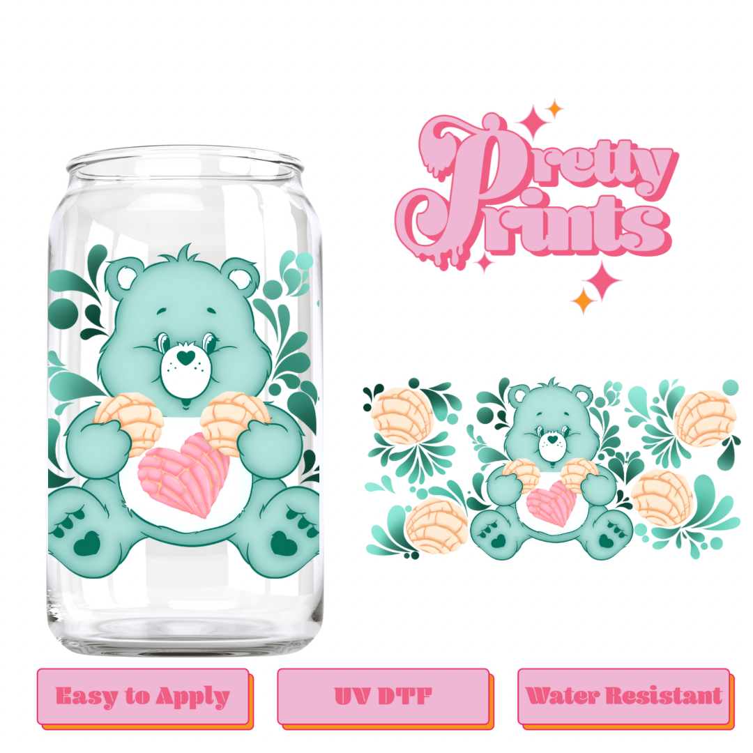 Uvdtf Green bear concha – Pretty Prints