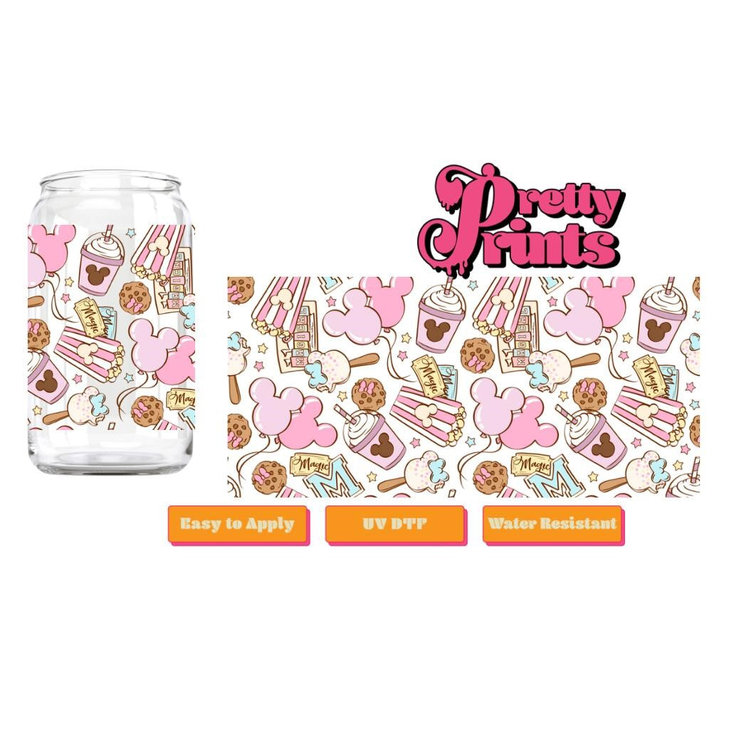 Yummy in Pink  UVDTF Libbey Wrap 16oz